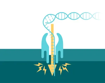 Nanopore sequencing illustration